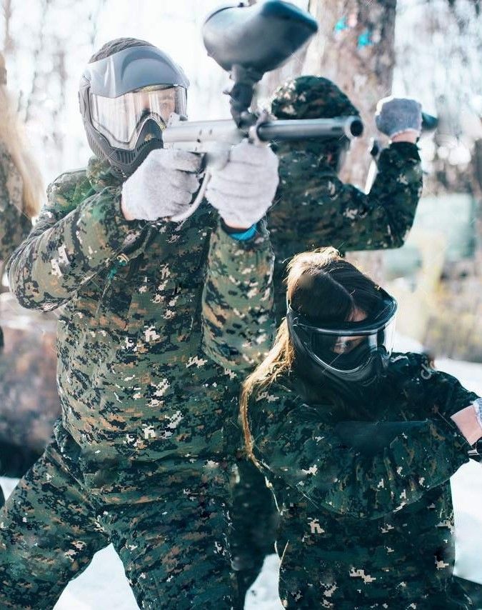 Пейнтбол на базе отдыха 